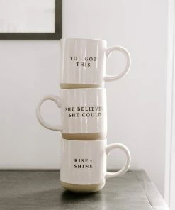 Hot Sale π Sweet Water Decor She Believed She Could Stoneware Coffee Mug HOME + KITCHEN β 9 Sweet Water Decor She Believed She Could Stoneware Coffee Mug HOME + KITCHEN