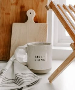 Sweet Water Decor Rise And Shine Stoneware Coffee Mug HOME + KITCHEN