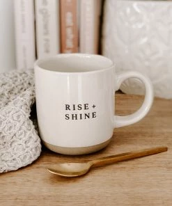 Sweet Water Decor Rise And Shine Stoneware Coffee Mug HOME + KITCHEN