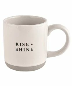 Sweet Water Decor Rise And Shine Stoneware Coffee Mug HOME + KITCHEN