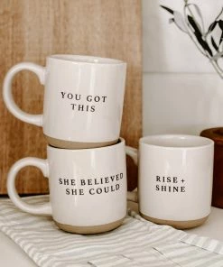 Hot Sale π Sweet Water Decor She Believed She Could Stoneware Coffee Mug HOME + KITCHEN β 8 Sweet Water Decor She Believed She Could Stoneware Coffee Mug HOME + KITCHEN