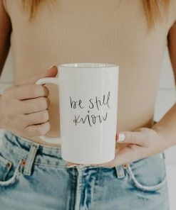 Sweet Water Decor Be Still And Know Tall Coffee Mug HOME + KITCHEN