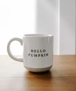 Sweet Water Decor Hello Pumpkin Stoneware Coffee Mug HOME + KITCHEN
