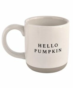 Sweet Water Decor Hello Pumpkin Stoneware Coffee Mug HOME + KITCHEN