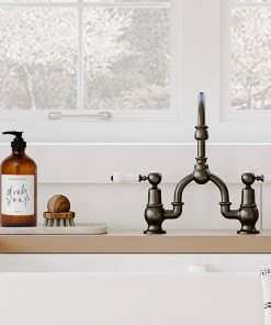 Sweet Water Decor 16oz Amber Glass Dish Soap Dispenser - White Label