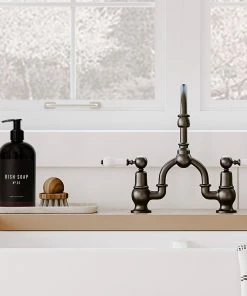 Sweet Water Decor SOAP DISPENSERS 16oz Amber Plastic Dish Soap Dispenser - Black Label