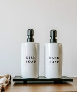 New ✔️ Sweet Water Decor SOAP DISPENSERS 15oz White Stoneware Dish Soap Dispenser ✔️ 14 Sweet Water Decor SOAP DISPENSERS 15oz White Stoneware Dish Soap Dispenser
