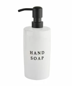 Sweet Water Decor 15oz White Stoneware Hand Soap Dispenser