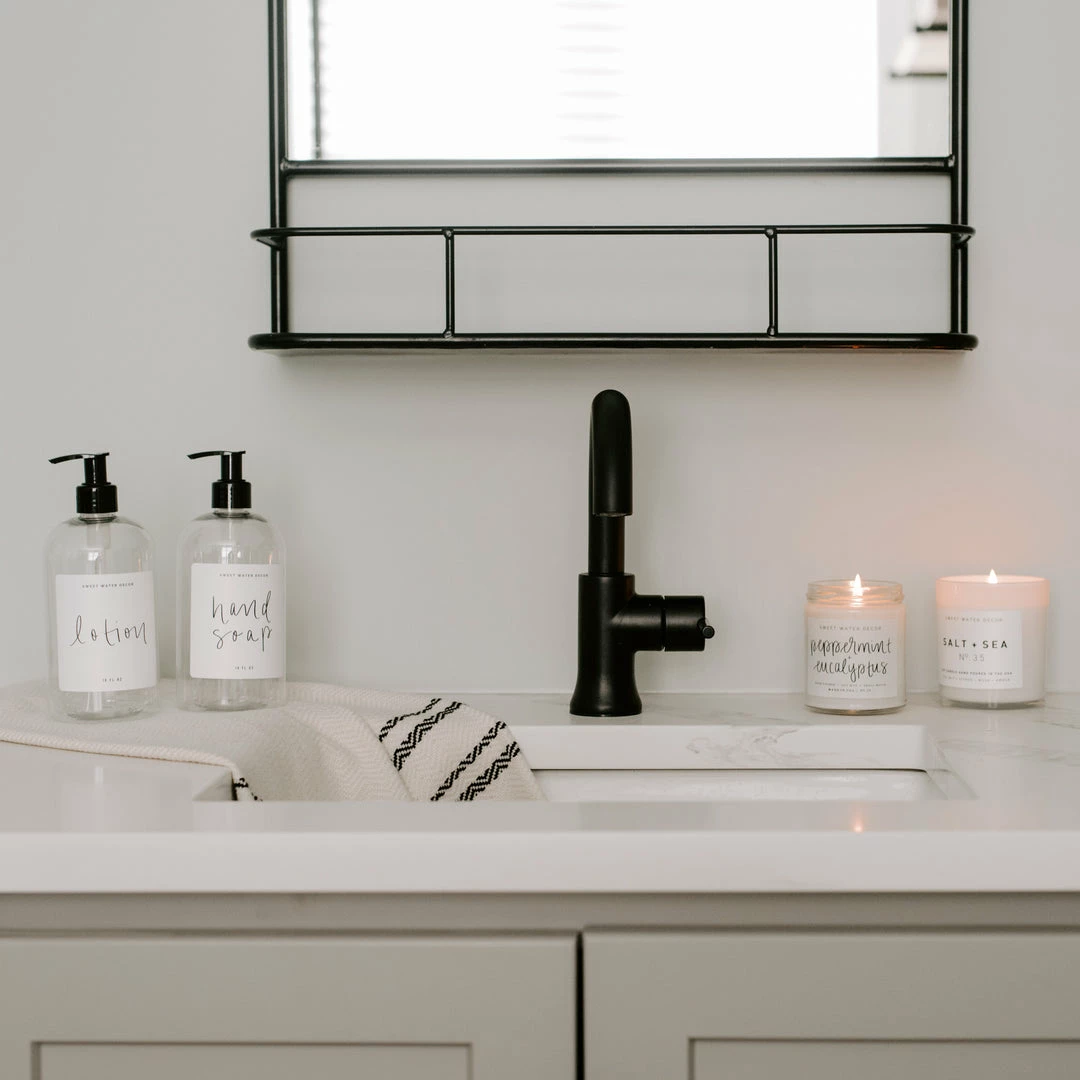 Best deal π Sweet Water Decor 16oz Clear Plastic Lotion Dispenser - White Label π 2 Sweet Water Decor 16oz Clear Plastic Lotion Dispenser - White Label