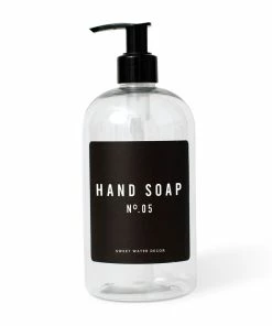 Sweet Water Decor SOAP DISPENSERS Black Text Labels For Plastic And Glass Dispensers
