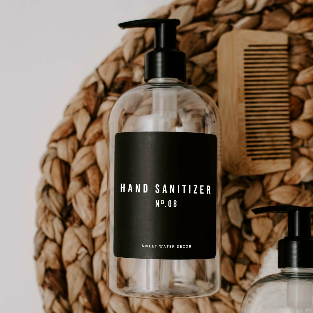 Wholesale π Sweet Water Decor 16oz Clear Plastic Hand Sanitizer Dispenser - Black Label π₯ 2 Sweet Water Decor 16oz Clear Plastic Hand Sanitizer Dispenser - Black Label