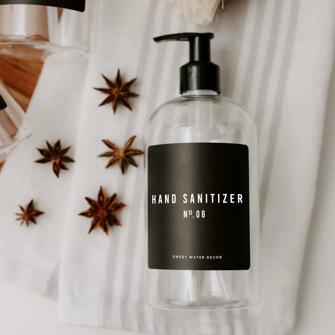 Wholesale π Sweet Water Decor 16oz Clear Plastic Hand Sanitizer Dispenser - Black Label π₯ 3 Sweet Water Decor 16oz Clear Plastic Hand Sanitizer Dispenser - Black Label