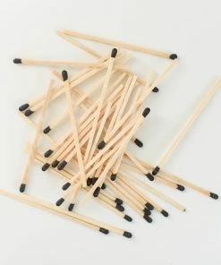 Sweet Water Decor Safety Matches - Black - 60 Count, 3.75