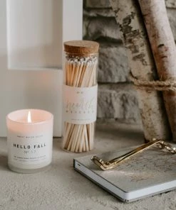 Sweet Water Decor Hearth Matches - White - 80 Count, 7"