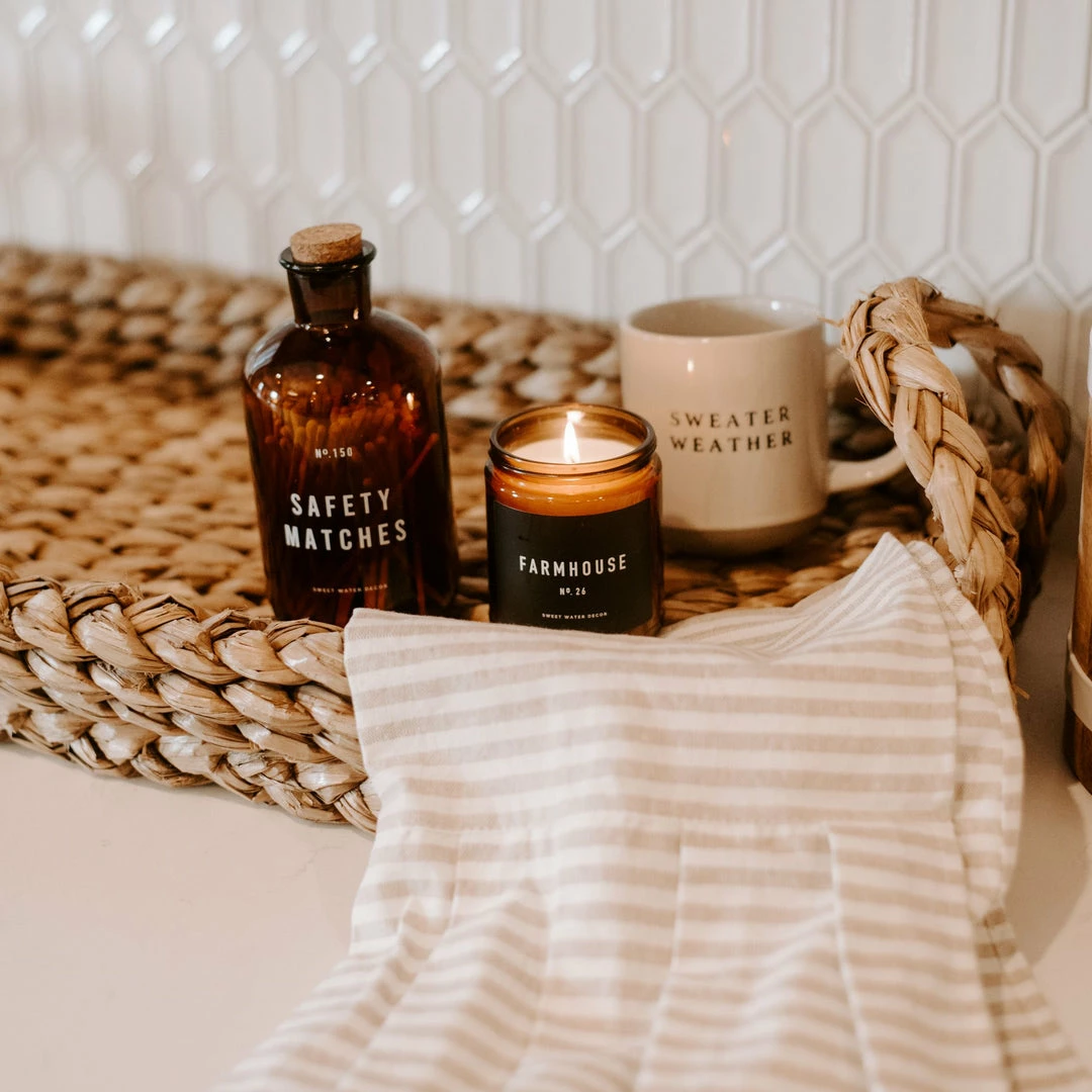 Discount π₯ Sweet Water Decor Large Amber Apothecary Safety Matches - White - 150 Count, 4" π 6 Sweet Water Decor Large Amber Apothecary Safety Matches - White - 150 Count, 4"