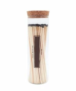 Sweet Water Decor Hearth Matches - Black Tip - 80 Count, 7