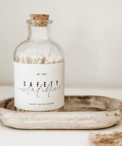 Sweet Water Decor Medium Apothecary Safety Matches - White - 100 Count, 3