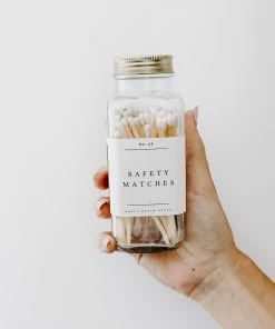 Sweet Water Decor Safety Matches - White - 60 Count, 3.75"