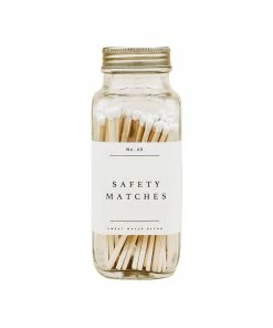 Sweet Water Decor Safety Matches - White - 60 Count, 3.75"