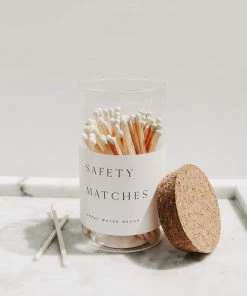 Sweet Water Decor Medium Hearth Matches - White - 100 Count, 3.9"