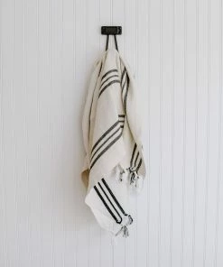 Sweet Water Decor Jordan Turkish Cotton + Bamboo Hand Towel - Three Stripe HAND TOWELS