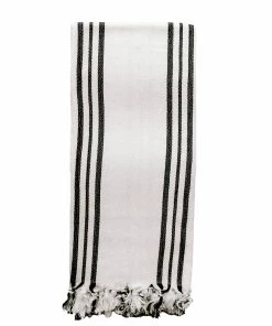 Sweet Water Decor Jordan Turkish Cotton + Bamboo Hand Towel - Three Stripe HAND TOWELS