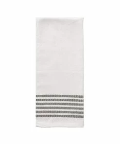 Sweet Water Decor HAND TOWELS Horizontal Striped Tea Towel- Six Stripes