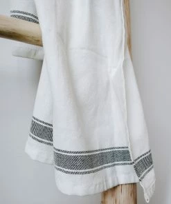 Sweet Water Decor HAND TOWELS Horizontal Striped Tea Towel- Three Stripes