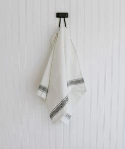 Sweet Water Decor HAND TOWELS Horizontal Striped Tea Towel- Three Stripes