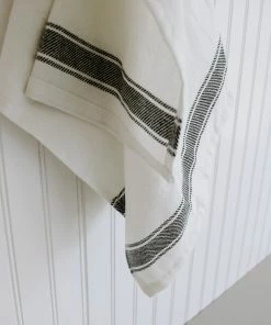 Sweet Water Decor HAND TOWELS Horizontal Striped Tea Towel- Three Stripes