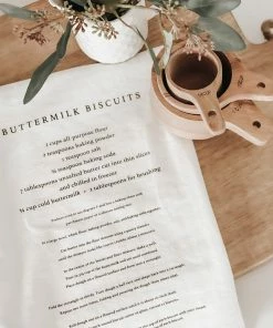 Sweet Water Decor Buttermilk Biscuits Tea Towel HAND TOWELS