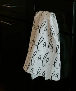 Sweet Water Decor HAND TOWELS Fa La La La La Tea Towel