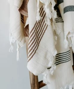 Sweet Water Decor HAND TOWELS Turkish Cotton + Bamboo Hand Towel - Multi Stripes