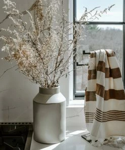 Sweet Water Decor HAND TOWELS Turkish Cotton + Bamboo Hand Towel - Neutral Stripes