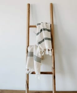 Sweet Water Decor HAND TOWELS Turkish Cotton + Bamboo Hand Towel - Multi Stripes