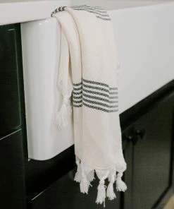 Sweet Water Decor HAND TOWELS Turkish Cotton + Bamboo Hand Towel - Multi Stripes