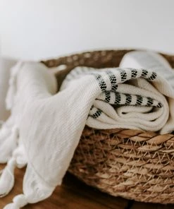 Sweet Water Decor HAND TOWELS Turkish Cotton + Bamboo Hand Towel - Multi Stripes