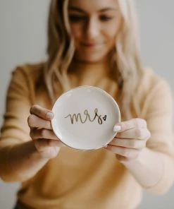 Sweet Water Decor Mrs. Jewelry Dish