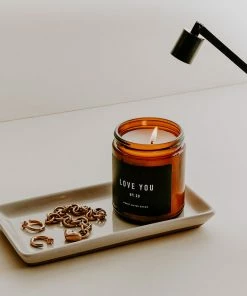 Sweet Water Decor Stoneware Tray - Cream TRAYS + JEWELRY DISHES