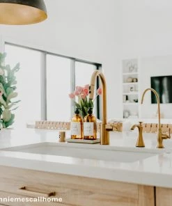 Sweet Water Decor 16oz Amber Glass Countertop Dispenser Set Of 2 - White Label