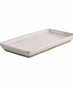 Sweet Water Decor Stoneware Tray - Cream TRAYS + JEWELRY DISHES