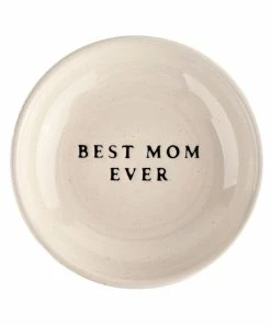 Sweet Water Decor Best Mom Ever Stoneware Jewelry Dish TRAYS + JEWELRY DISHES