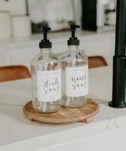 Sweet Water Decor Natural Pedestal Stand TRAYS + JEWELRY DISHES