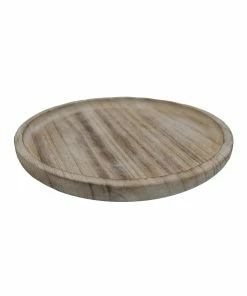 Sweet Water Decor TRAYS + JEWELRY DISHES Rustic Wood Tray | Round
