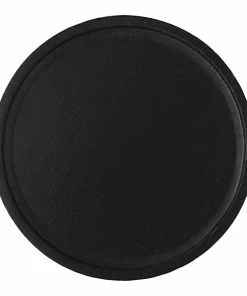 Sweet Water Decor TRAYS + JEWELRY DISHES Black Wood Tray | Round
