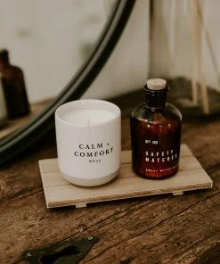 Sweet Water Decor Rectangular Wood Tray | Natural