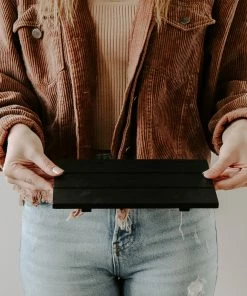 Discount π Sweet Water Decor TRAYS + JEWELRY DISHES Rectangular Wood Tray | Black π 8 Sweet Water Decor TRAYS + JEWELRY DISHES Rectangular Wood Tray | Black