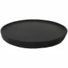 Sweet Water Decor Large Black Wood Tray | Round TRAYS + JEWELRY DISHES