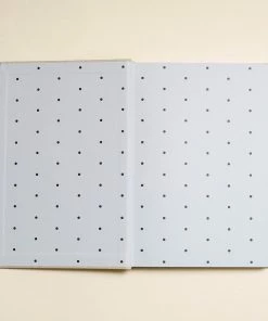 Sweet Water Decor STATIONERY Strong Beautiful Brave Courageous - Tan + Gold Fabric Journal