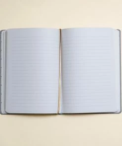 Sweet Water Decor For I Know The Plans I Have For You Jeremiah 29:11 - Grey + Gold Fabric Journal STATIONERY